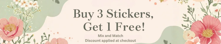 Buy 3 Stickers get 1 Free